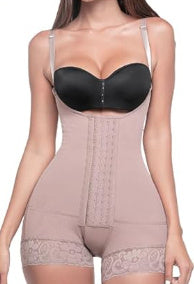 Adjustable Spaghetti Strap Four Breasted Hot Corset High Elastic