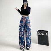 Spring And Autumn New High Waist Loose All-match Wide Leg Pants