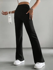 Bell-bottom Pants Women's Fashion Solid Color Casual Pants